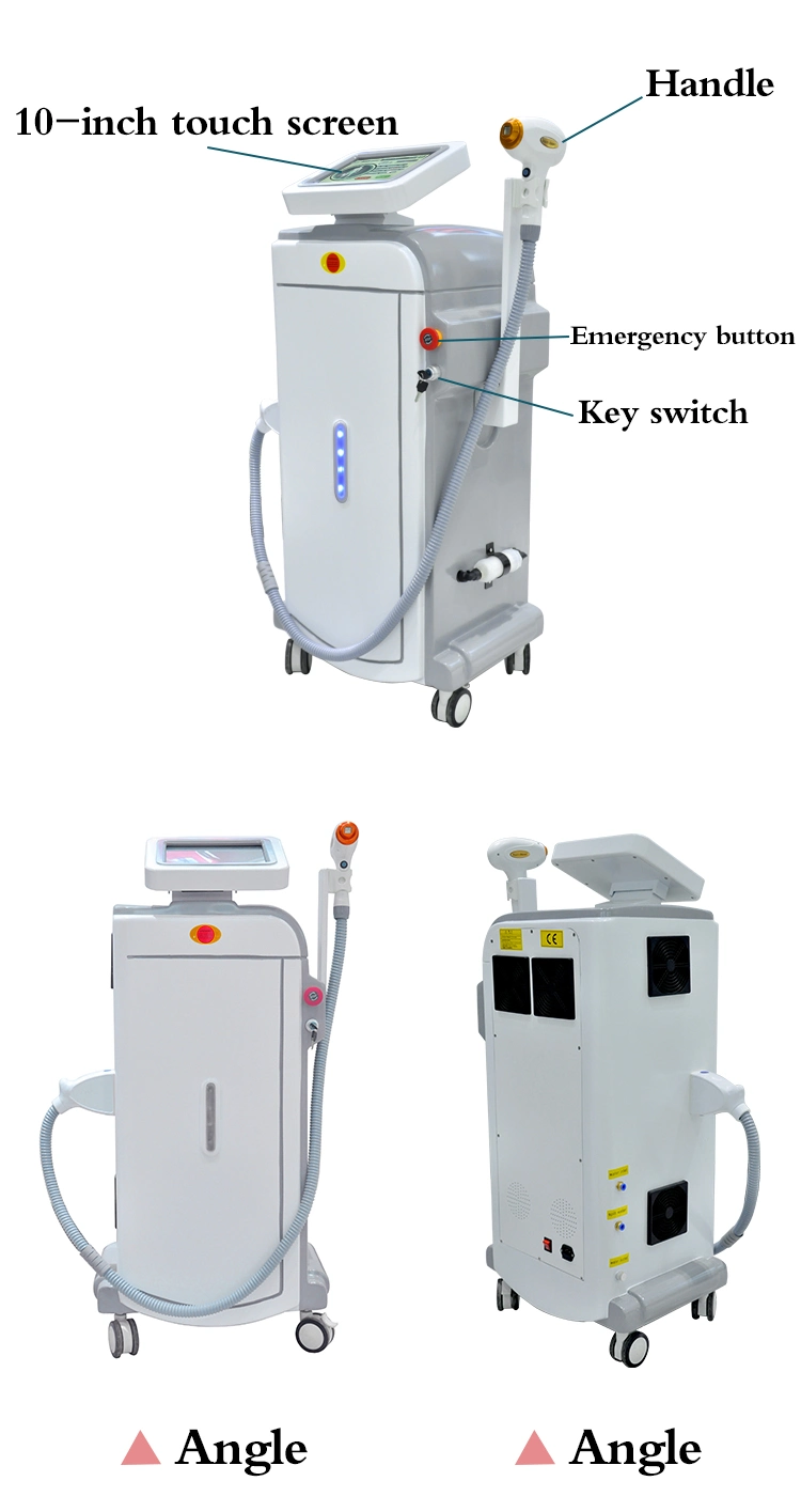 Professional Technical 808nm Hair Removal Diode Laser Beauty Machine