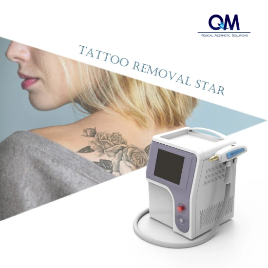 Портативный Q-Switch ND: YAG-лазер для удаления татуировок, пигментации, карбонового пилинга